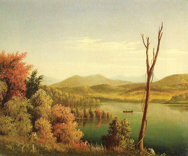 Prentice, Levi Wells Andirondack Lake France oil painting art